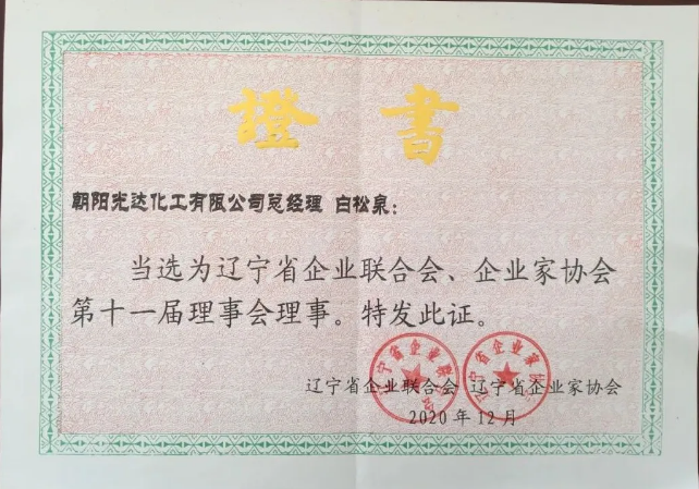 遼寧省企業(yè)聯(lián)合會(huì)、企業(yè)家協(xié)會(huì)第十一屆理事會(huì)理事